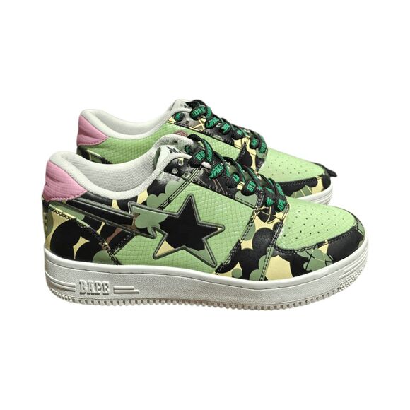 BAPESTA Mo\' Wax x Unkle x Bapesta Low M2 \'Original Heads\' Sneakers Size 7.5 main image 5